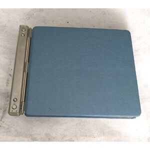 Standard Boorum & Pease Ledger No. 6215 1/2 P Blue 2 Post Hinge Paper Forms Vtg